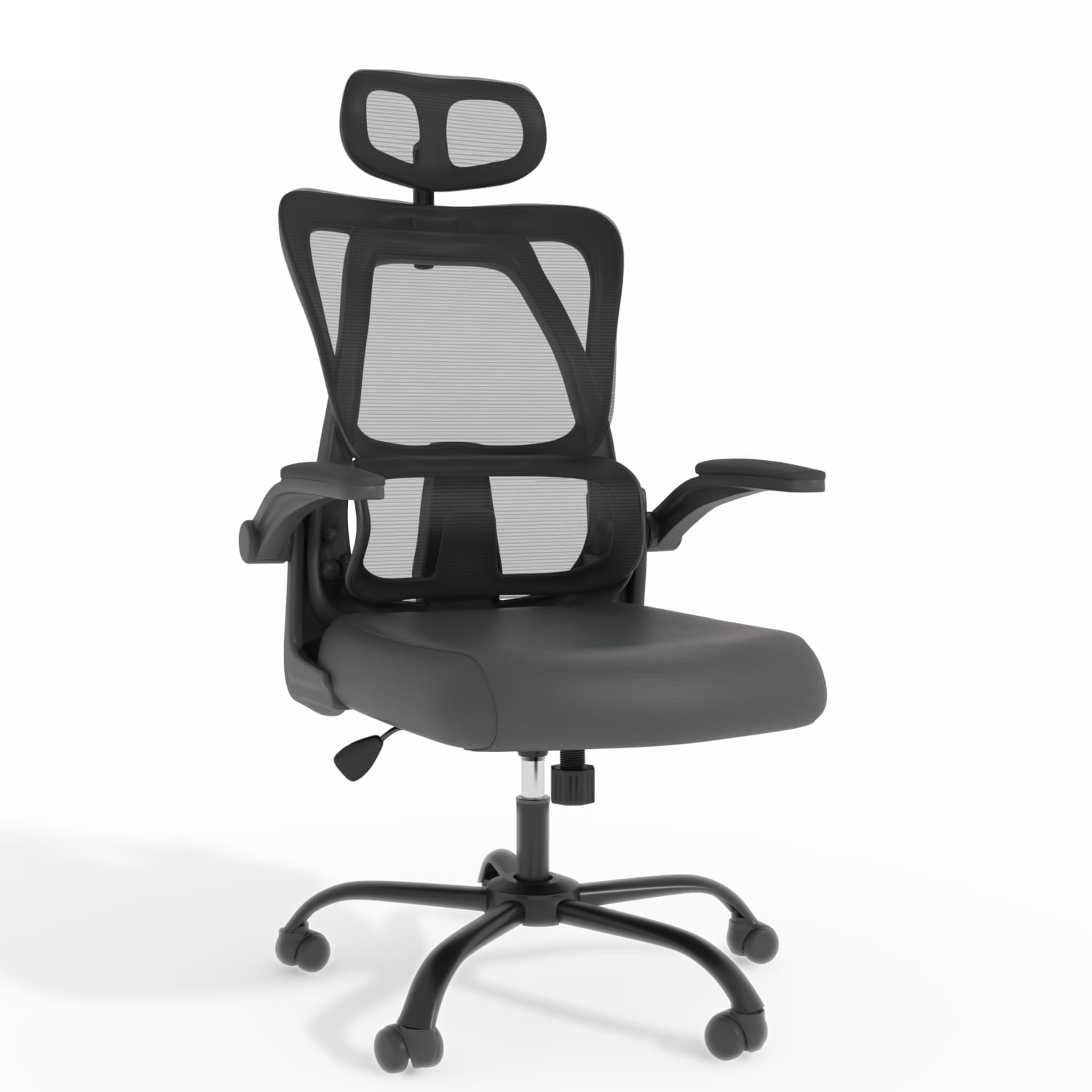 Furniwell Chaise de bureau ergonomique classique avec dossier haut réglable