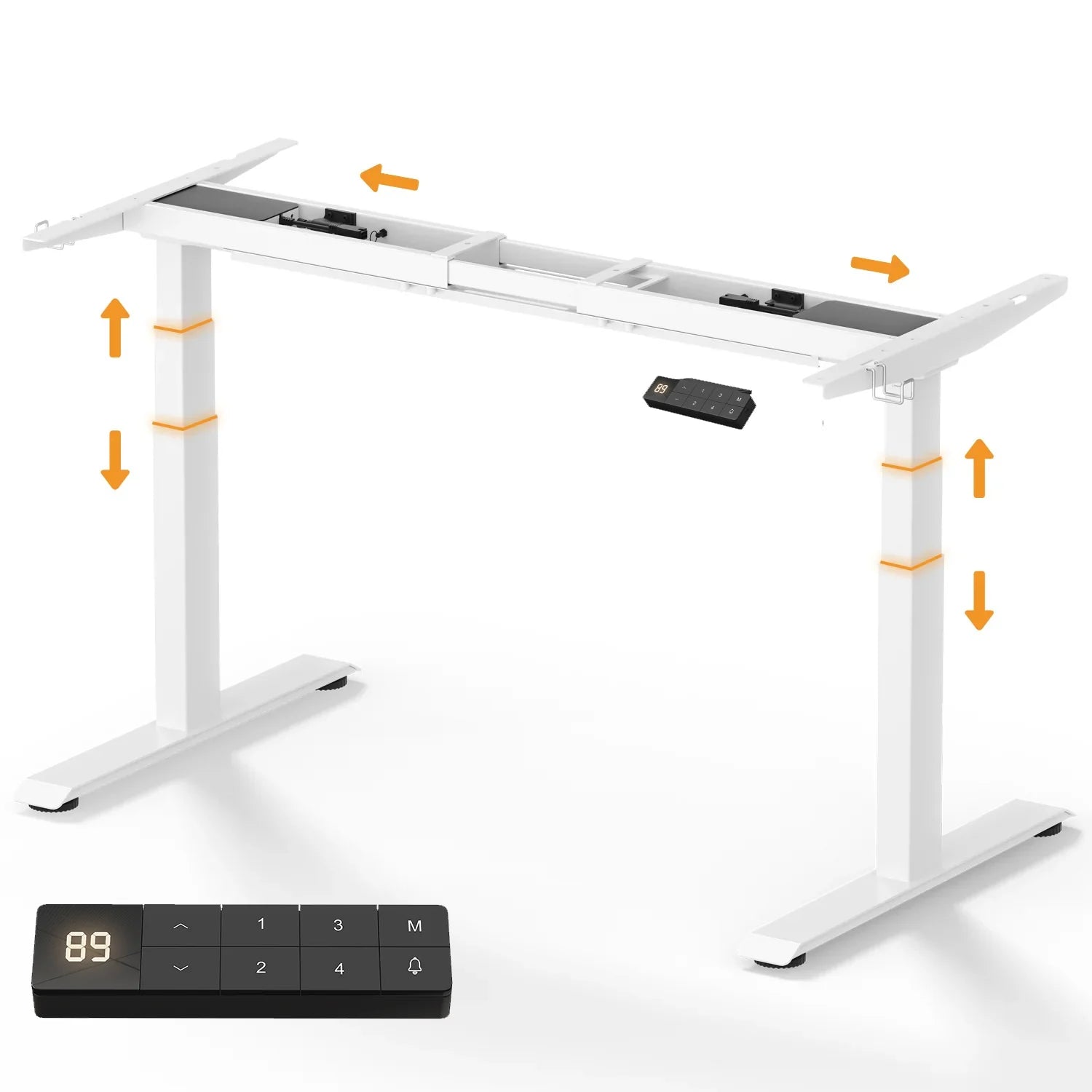 Furniwell Dual Ultra X Pied de table réglable en hauteur