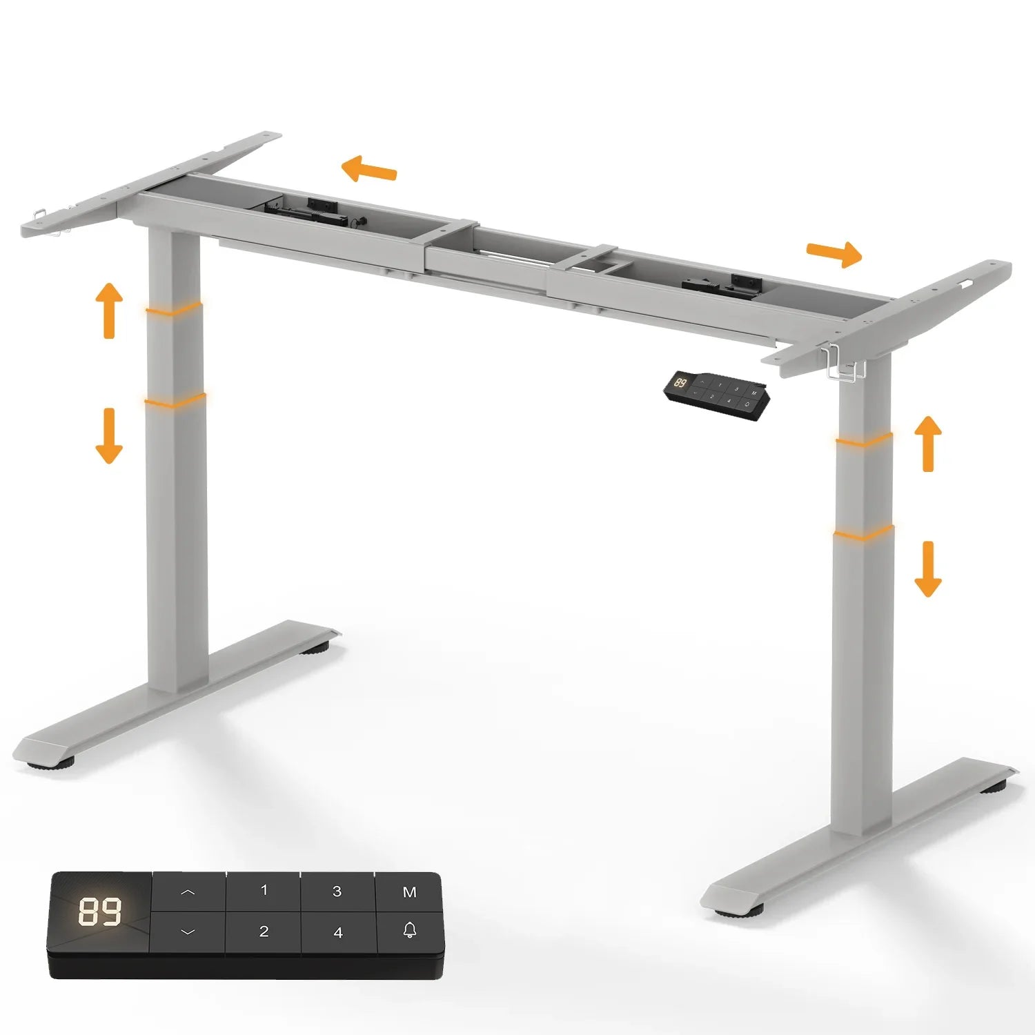 Furniwell Dual Ultra X Pied de table réglable en hauteur