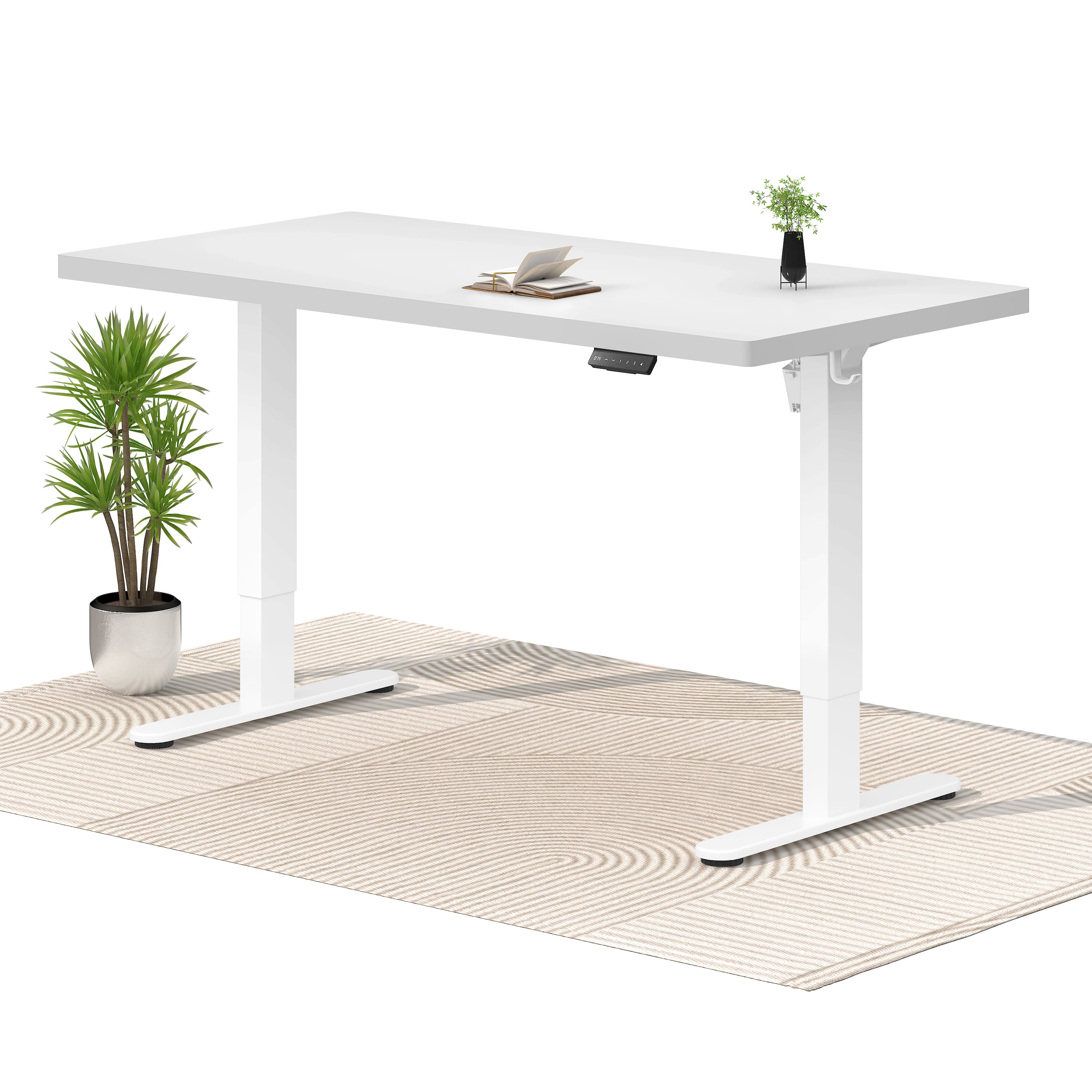 G7 Bureau assis debout électrique avec moteur sans balais et montage rapide