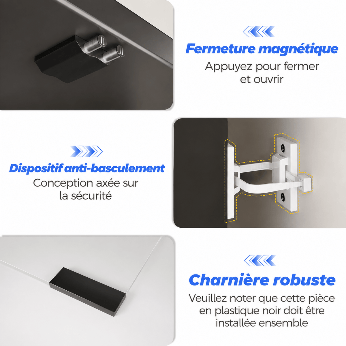 Vitrine en verre avec éclairage RGB et contrôle via application