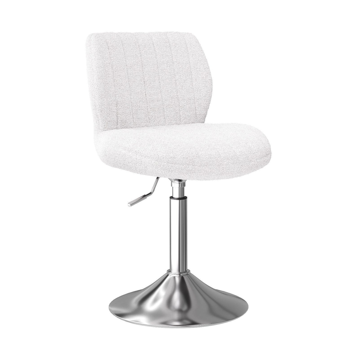 Tabouret de coiffeuse pivotant et réglable en hauteur