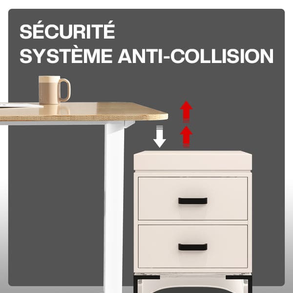 Moteur unique Cadre de bureau debout réglable