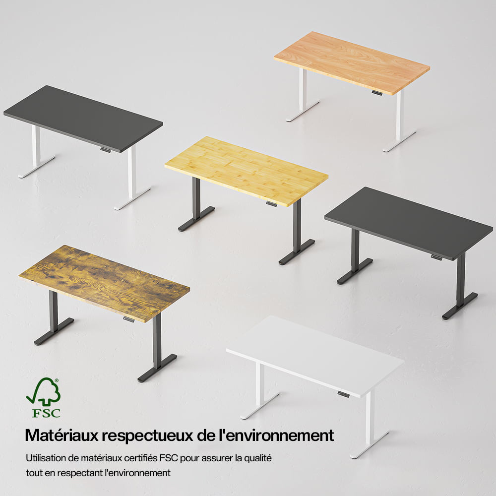 V2 Ultra Bureau assis debout électrique avec double moteurs