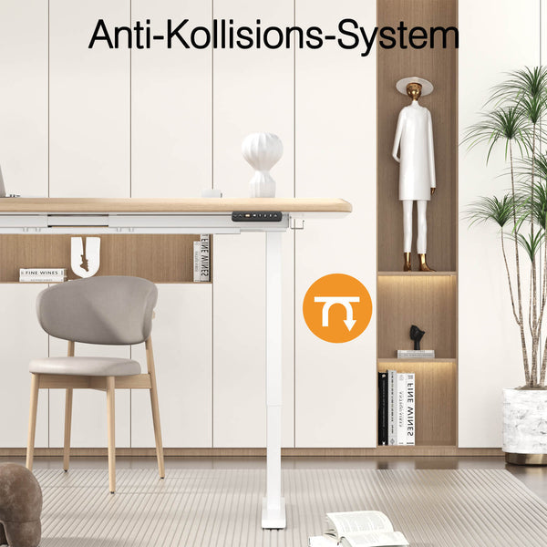 Furniwell Dual Ultra Pied de table réglable en hauteur