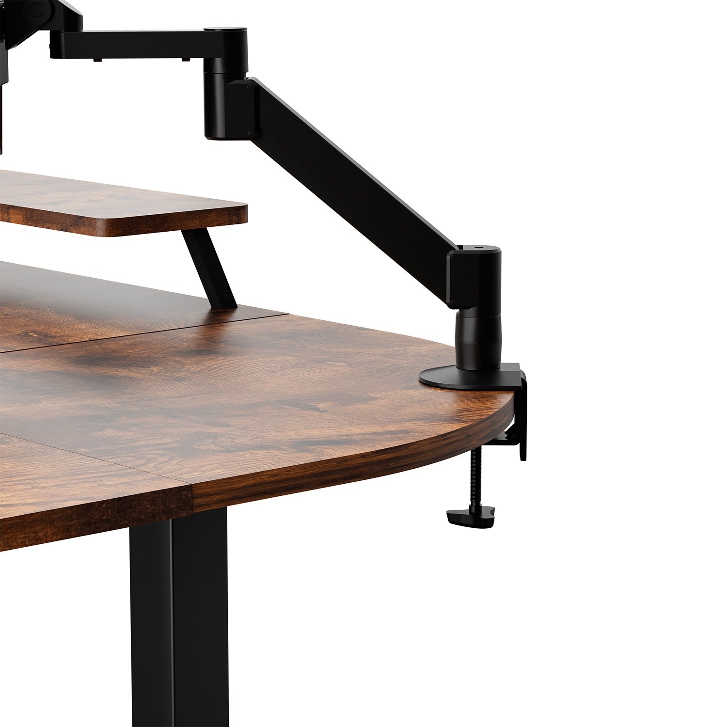 Bureau d'angle réglable en hauteur électriquement