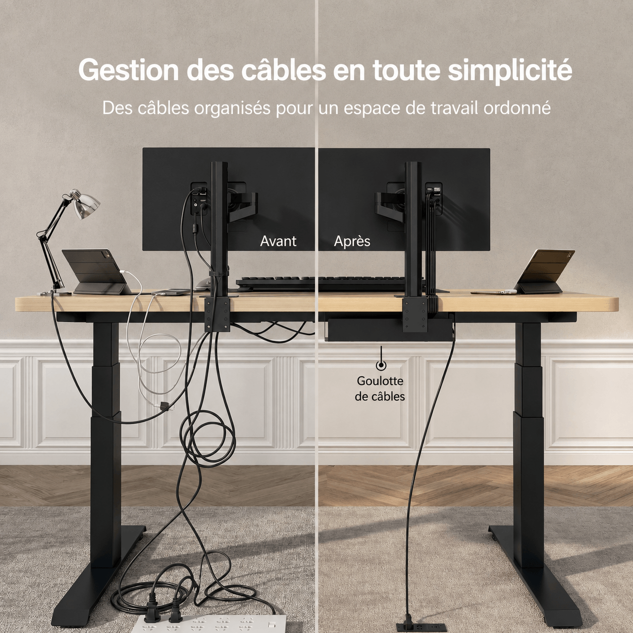 Dual Ultra X Bureau assis-debout électrique premium