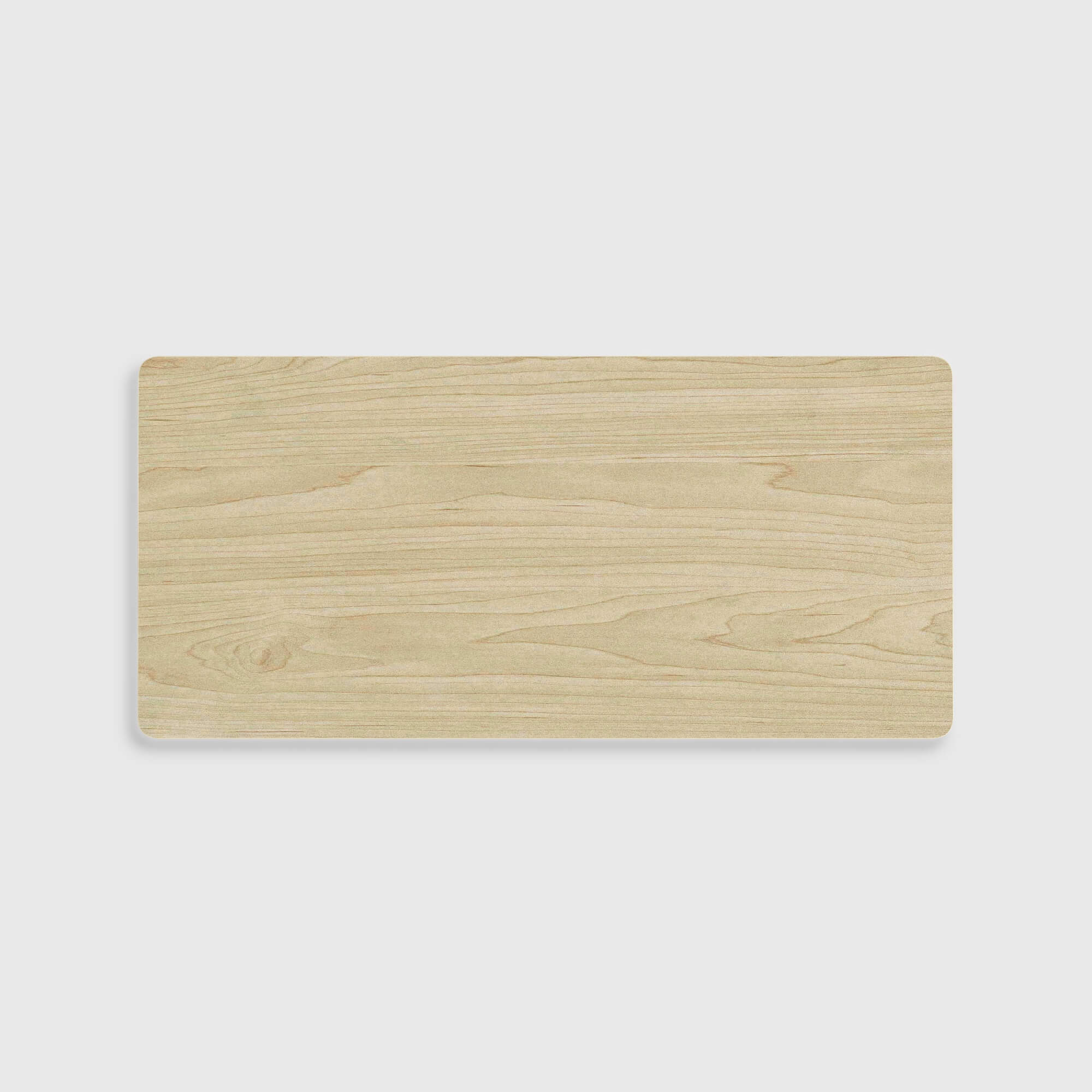 Plateau de table à bords arrondis, épaisseur 2,5 cm