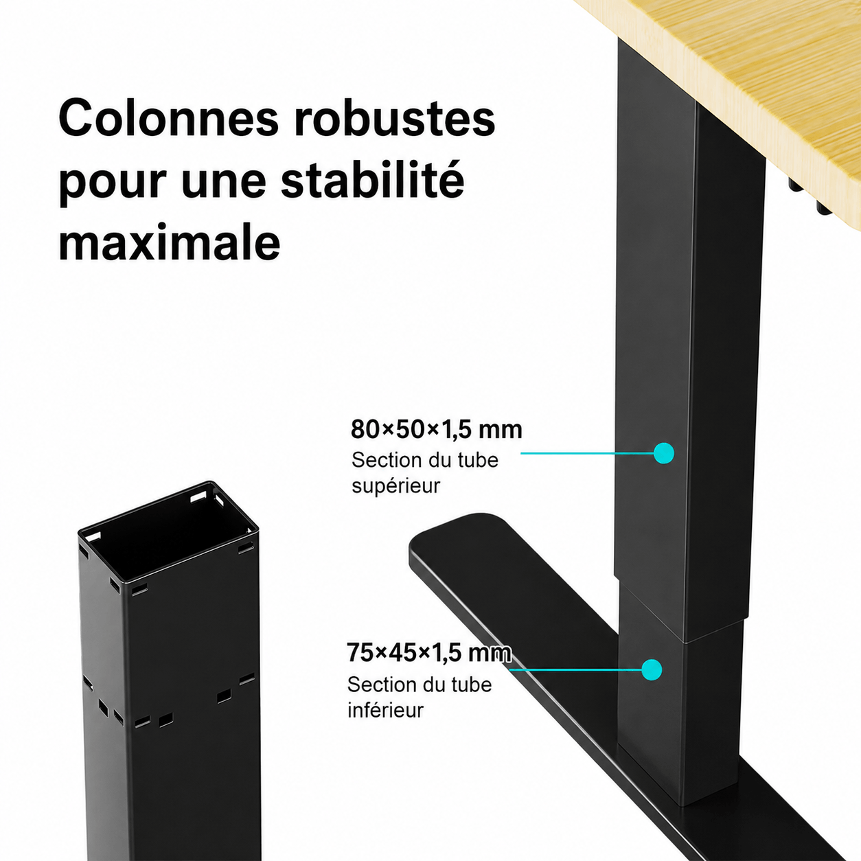V2 Ultra Pro Bureau assis-debout électrique à double moteur